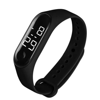 Reloj electrónico táctil impermeable para niños con LED deportivo para natación
