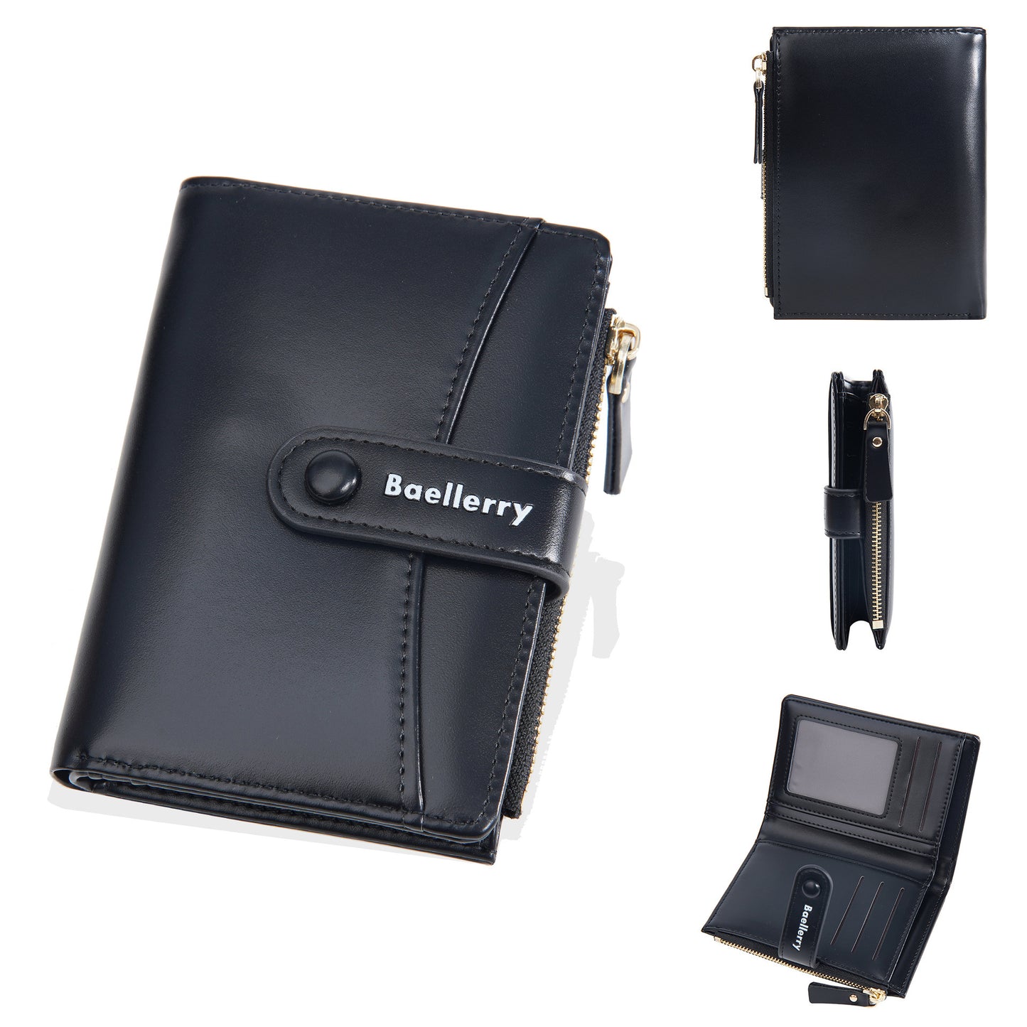Damen Brieftasche Mode Pu Kurze Brieftasche