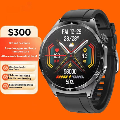 Pulsera inteligente con ECG, monitorización no invasiva de glucosa en sangre y temperatura corporal.