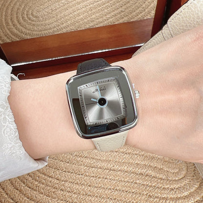 Reloj retro elegante y brillante con correa magnética resistente al agua