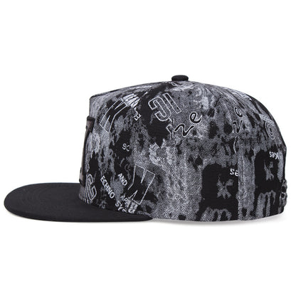 K Buchstabe Baseball Cap Hip Hop Hut Größe verstellbar