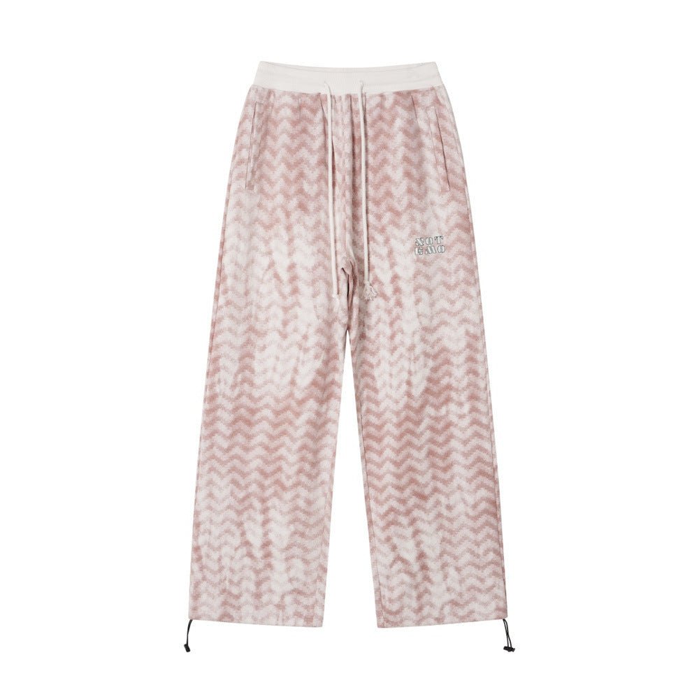 Diamond Corrugated Exercise Casual Pants Men - BAGMODA
