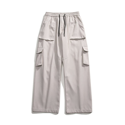 Loose Straight Track Pants Men - BAGMODA