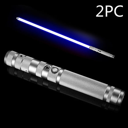 Espada láser de sable de luz de metal RGB, juguetes, sable de luz, barra de luz, regalos para niños