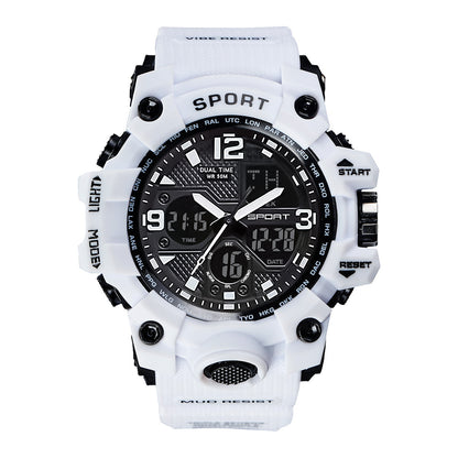 Reloj de Comercio Exterior, Tecnología Negra, Estudiante de Secundaria, Moderno, Deportivo, Luminoso, para Niños, Reloj Electrónico Transfronterizo