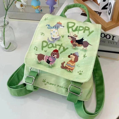 Welpen Party Rucksack Student Niedlich Casual