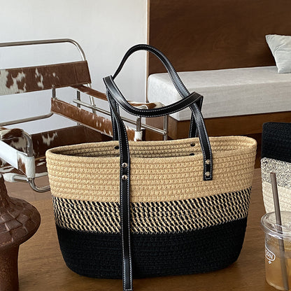 Sunhaven handgewebte Strandtasche