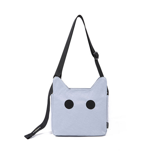 Cat-shaped Canvas Nylon Bag