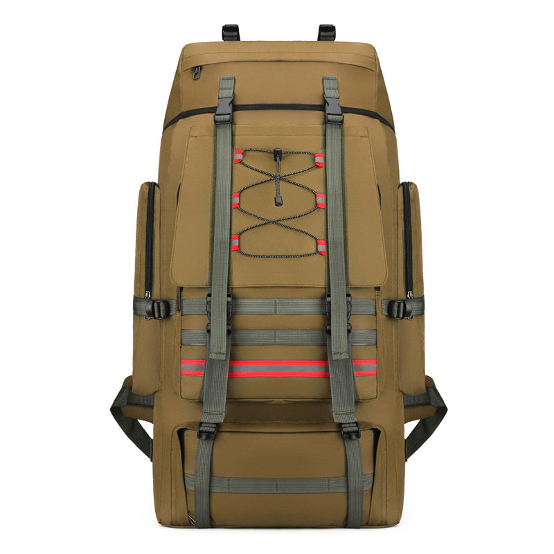 Outdoor 130 Liter 120 Large Capacity Camouflage Travel Bag, Cotton Quilt, Luggage, Working, Hiking, Camping, Waterproof Backpack
