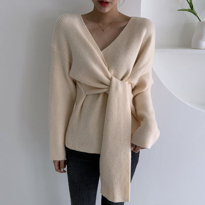 Französisches Slouchy-Strickdesign für Damen