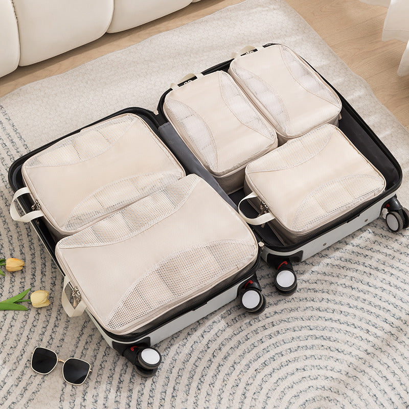 Travel Compressed Storage Set Luggage Organizing Folders Large Capacity Travel Business Trip Storage Bag