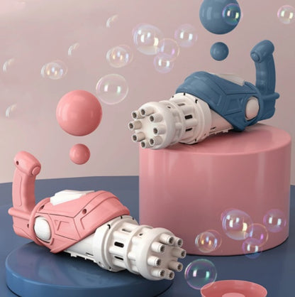 La máquina de burbujas para niños no gotea por sus ocho agujeros