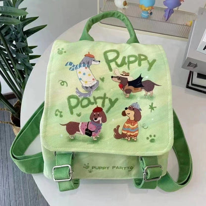 Welpen Party Rucksack Student Niedlich Casual