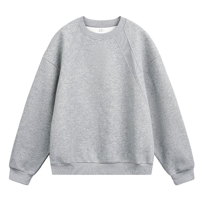 Heavy Space Cotton Round Neck Sweater Men's Autumn