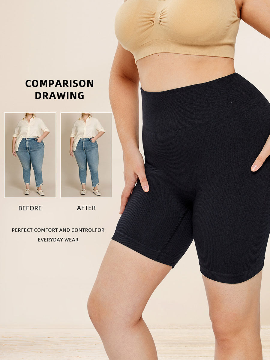 Faja moldeadora de cintura alta para muslos y glúteos para mujer