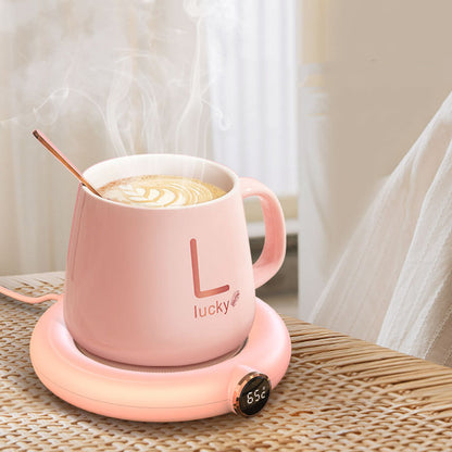 Calentador de tazas de café, posavasos inteligente, aislamiento térmico, temperatura constante, almohadilla térmica de escritorio