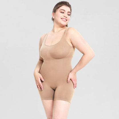 Einfarbige integrierte Sport-Shapewear für Damen