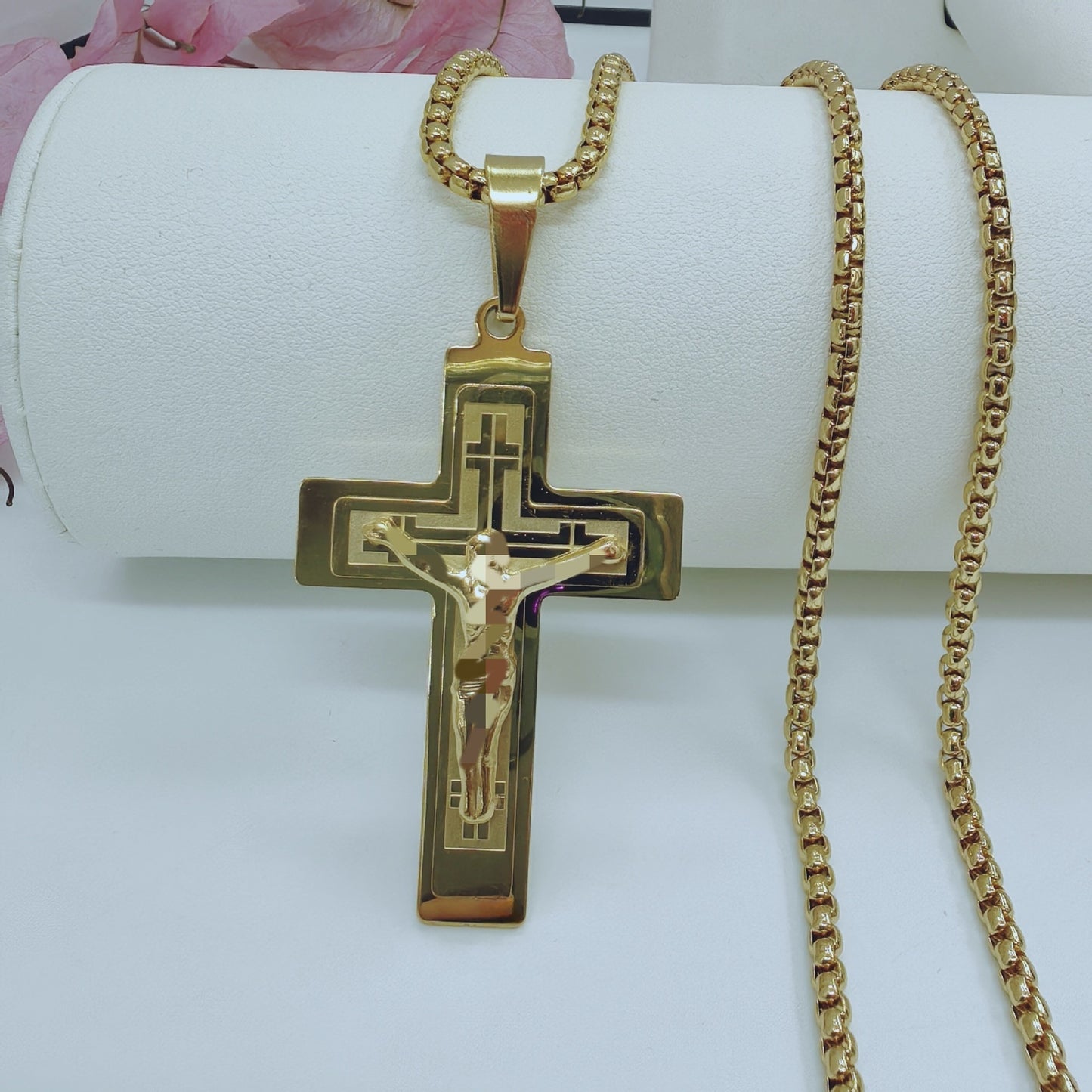 Joyería colgante de acero inoxidable para hombre con personalidad de moda y tendencia europea y americana