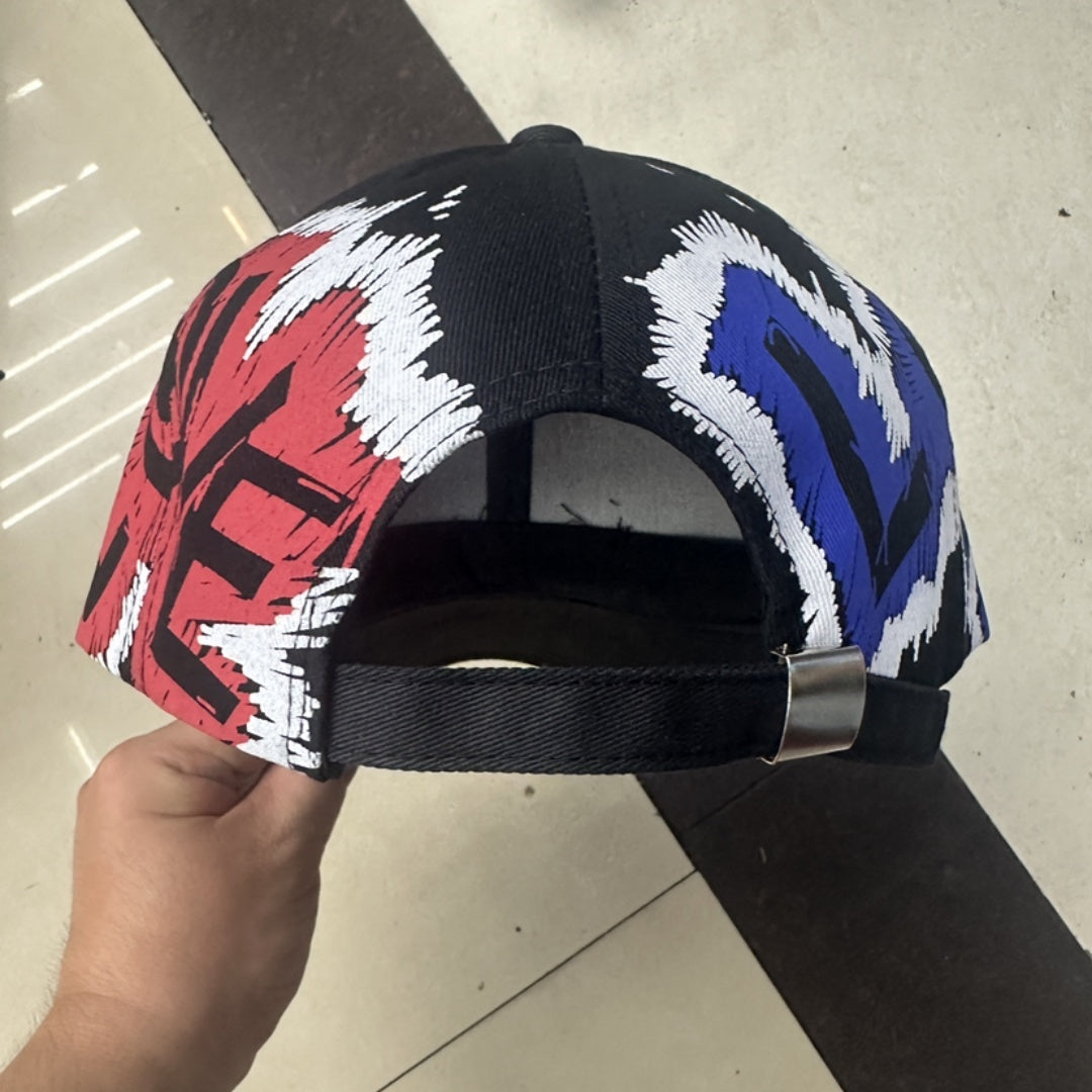Graffiti Letter Cotton Sports Breathable Baseball Cap