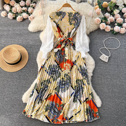 Vestidos estampados de estilo étnico de moda para mujer