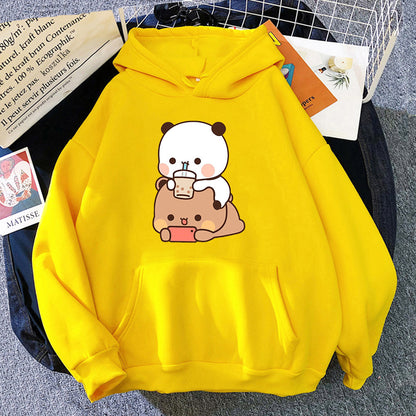 Bubu und Dudu Hoodies für Frauen Ästhetische Grafik Spaß Kawaii