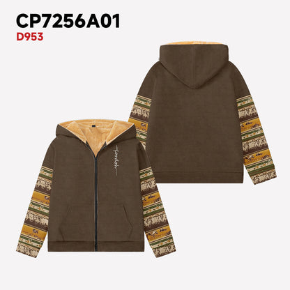 Herren Herbst und Winter Baumwollkleidung Marmor Textur Serie