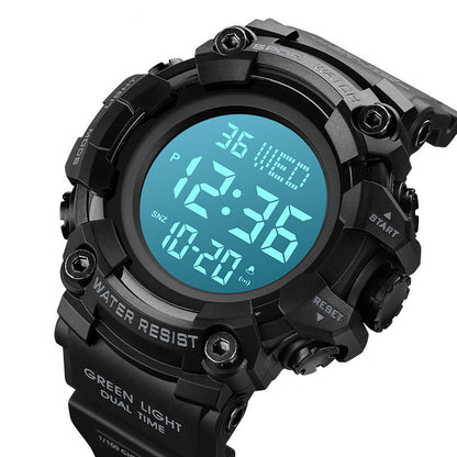 Reloj de moda con esfera grande para estudiantes varones, moderno y resistente al agua.