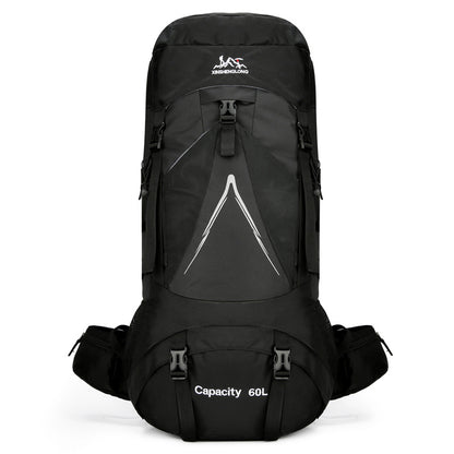 Nueva mochila para senderismo al aire libre, 60 l, gran capacidad, de nailon, para viajes, camping y senderismo. 
