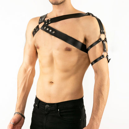 Men's Sexy Leather Tight Shapewear