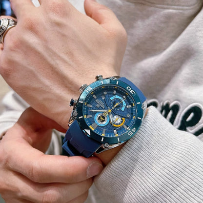 Nuevo reloj juvenil deportivo para exteriores e informal con correa de silicona a color, resistente al agua.