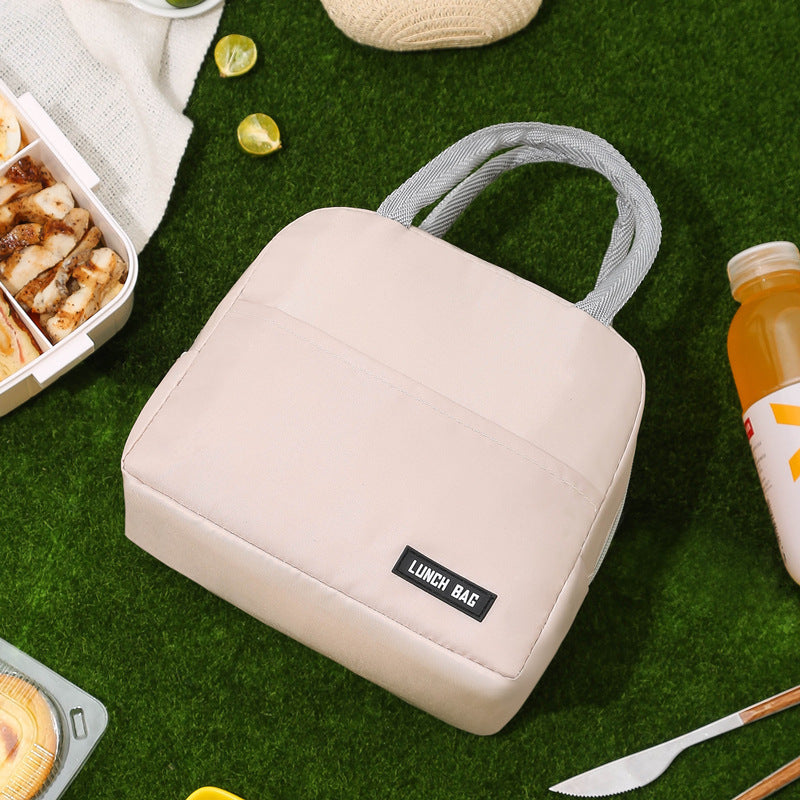 Twill Lunch Bag Portable Thermal Insulation Thickened