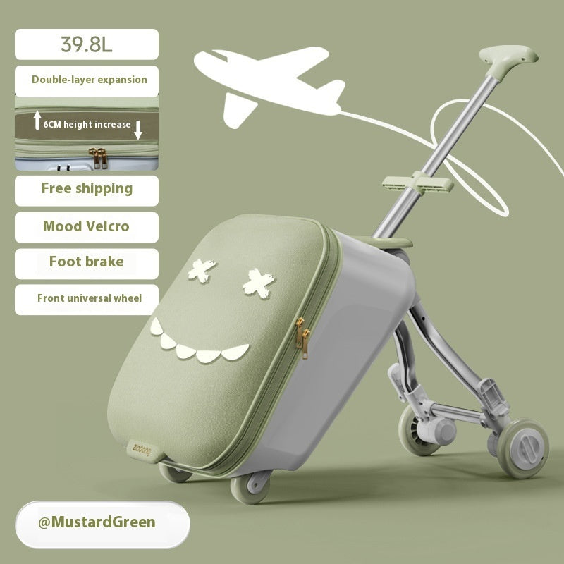 Children's Riding And Boarding Machine Trolley Case