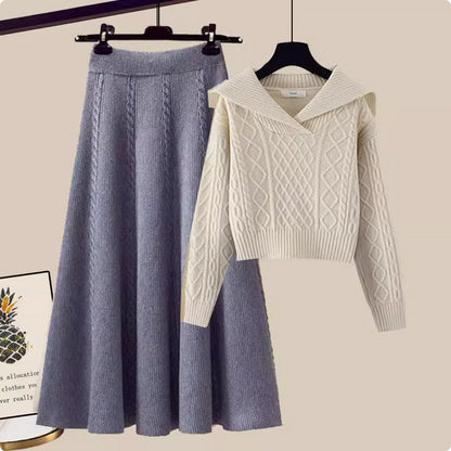 Otoño e invierno, nuevos jerseys cortos holgados y de estilo relajado en colores sólidos para mujer.