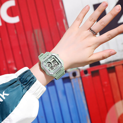 Reloj electrónico deportivo de tendencia multifuncional para niños.