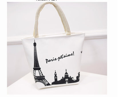 Bolsa de almuerzo portátil de lona para mamá