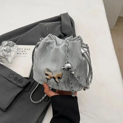 Designer-Umhängetasche mit Kette