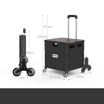 Carrito de compras plegable