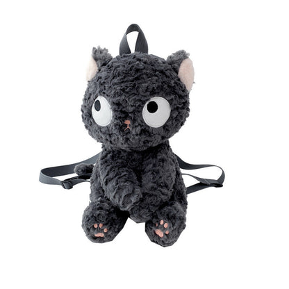 Mochilas de peluche de gato negro