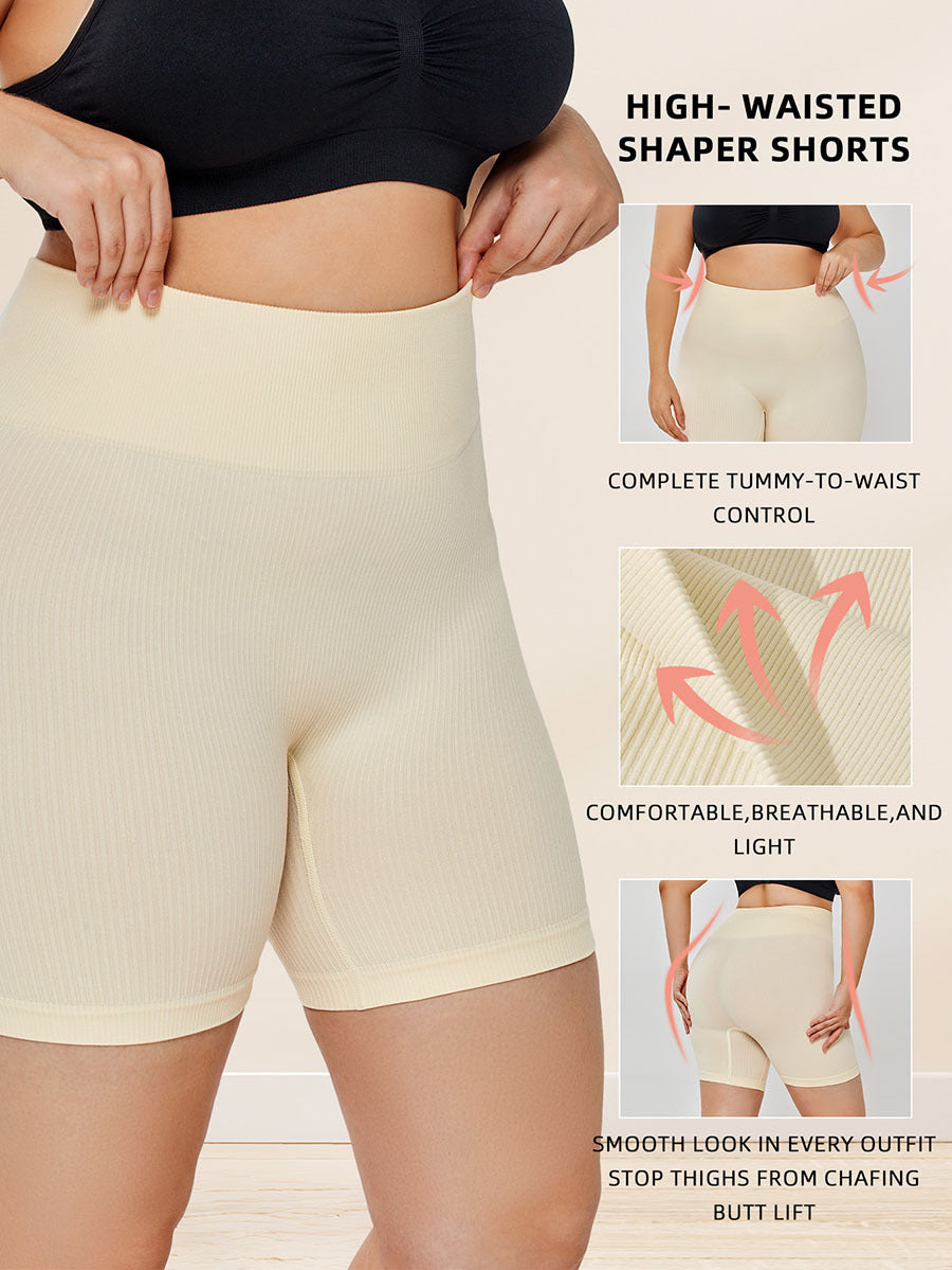 Faja moldeadora de cintura alta para muslos y glúteos para mujer