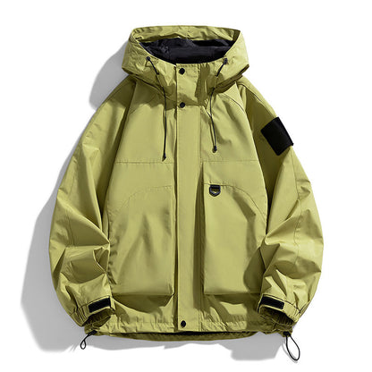 Chaqueta para hombre, resistente al viento, impermeable, para el tiempo libre, a la moda, para el trabajo