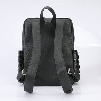 Bolso de piel de hueso de cocodrilo