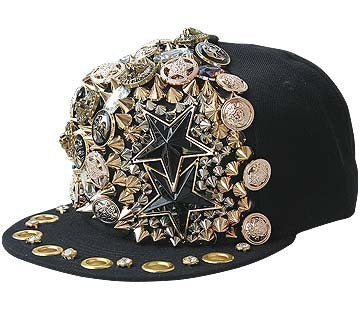 Magic Claw Leopard Head Multi-Niet Nähen Hip Hop