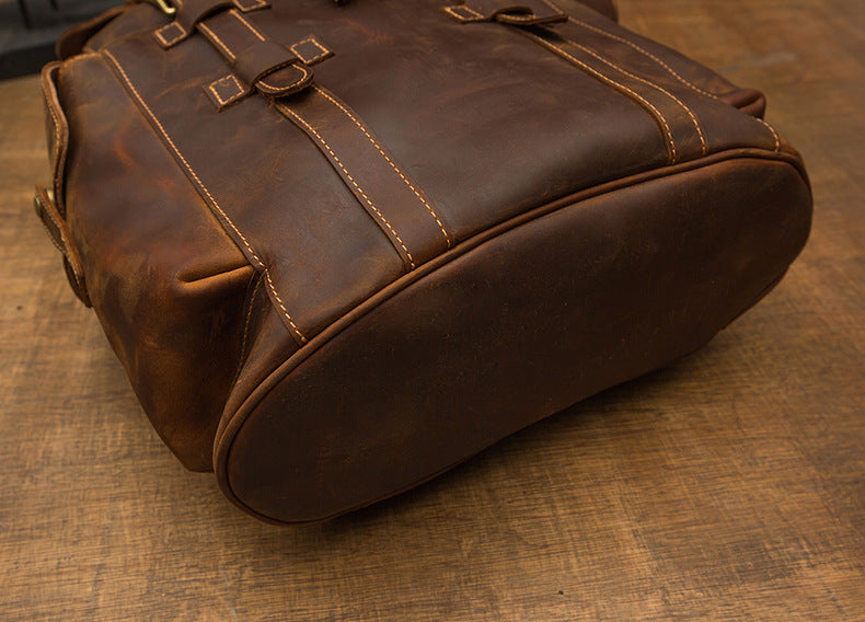 Timberwolf Retro Leather Backpack