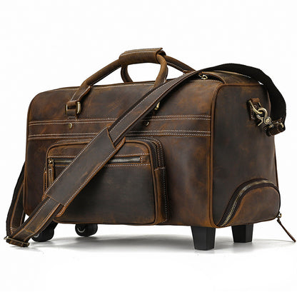 Leather Business Travel Handbag