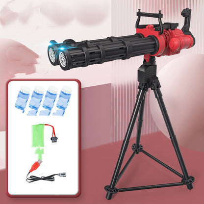 Máquina de burbujas de doble tubo súper grande para exteriores, juguete automático para hacer burbujas de jabón, juguete acuático para fiestas de cumpleaños infantiles.