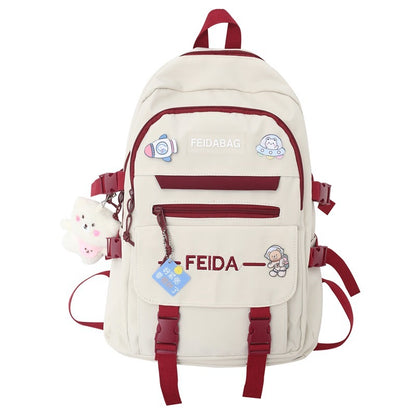 Elegante mochila Mori Leisure de gran capacidad para estudiantes de secundaria