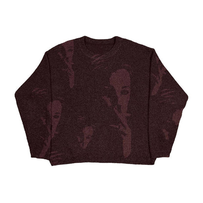 Nuevo suéter de mujer para otoño e invierno, jersey de punto.