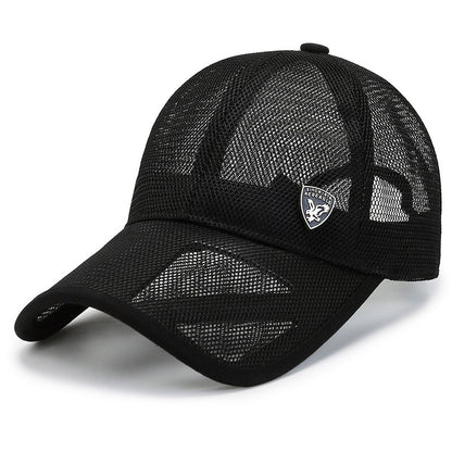 Dünne Sonnenschutz-Baseballmütze mit atmungsaktivem Netz
