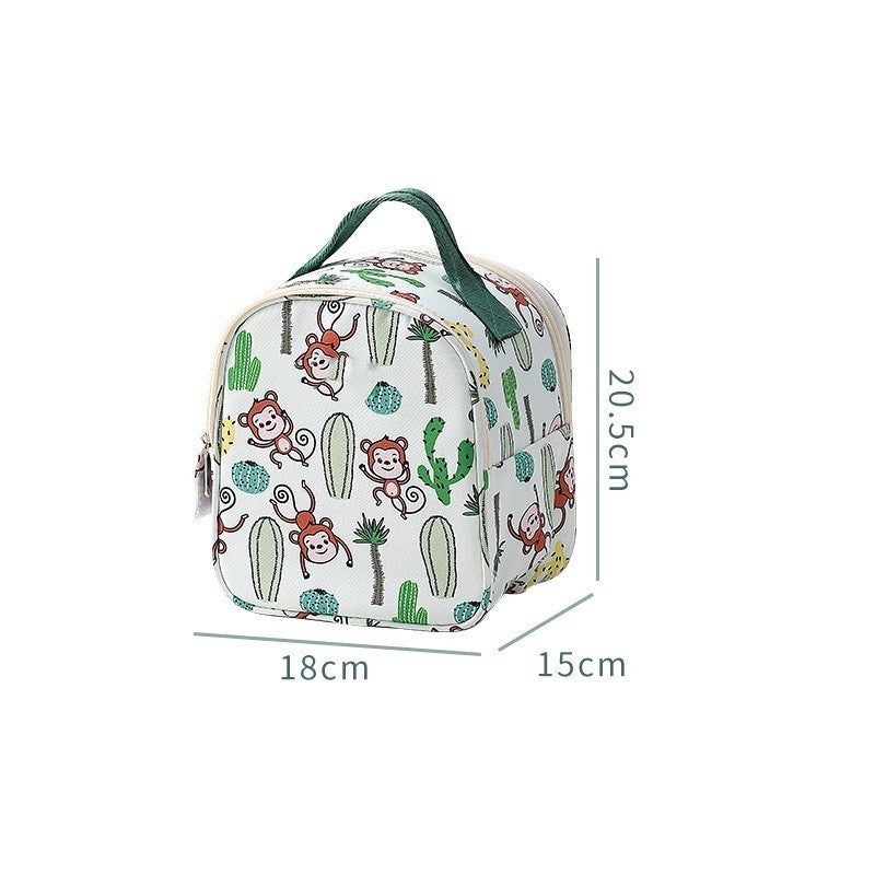 Students Carry Insulated Lunch Bag With Rice Preservation Bag