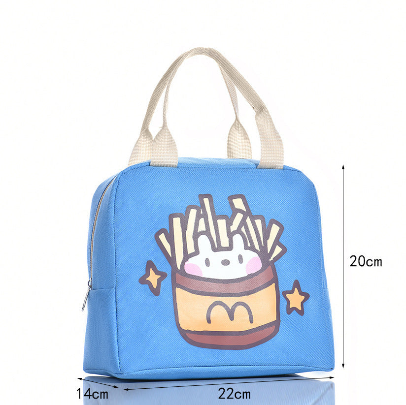 Aluminum Foil Thickening Office Workers Carry Lunch Box Bag With Rice